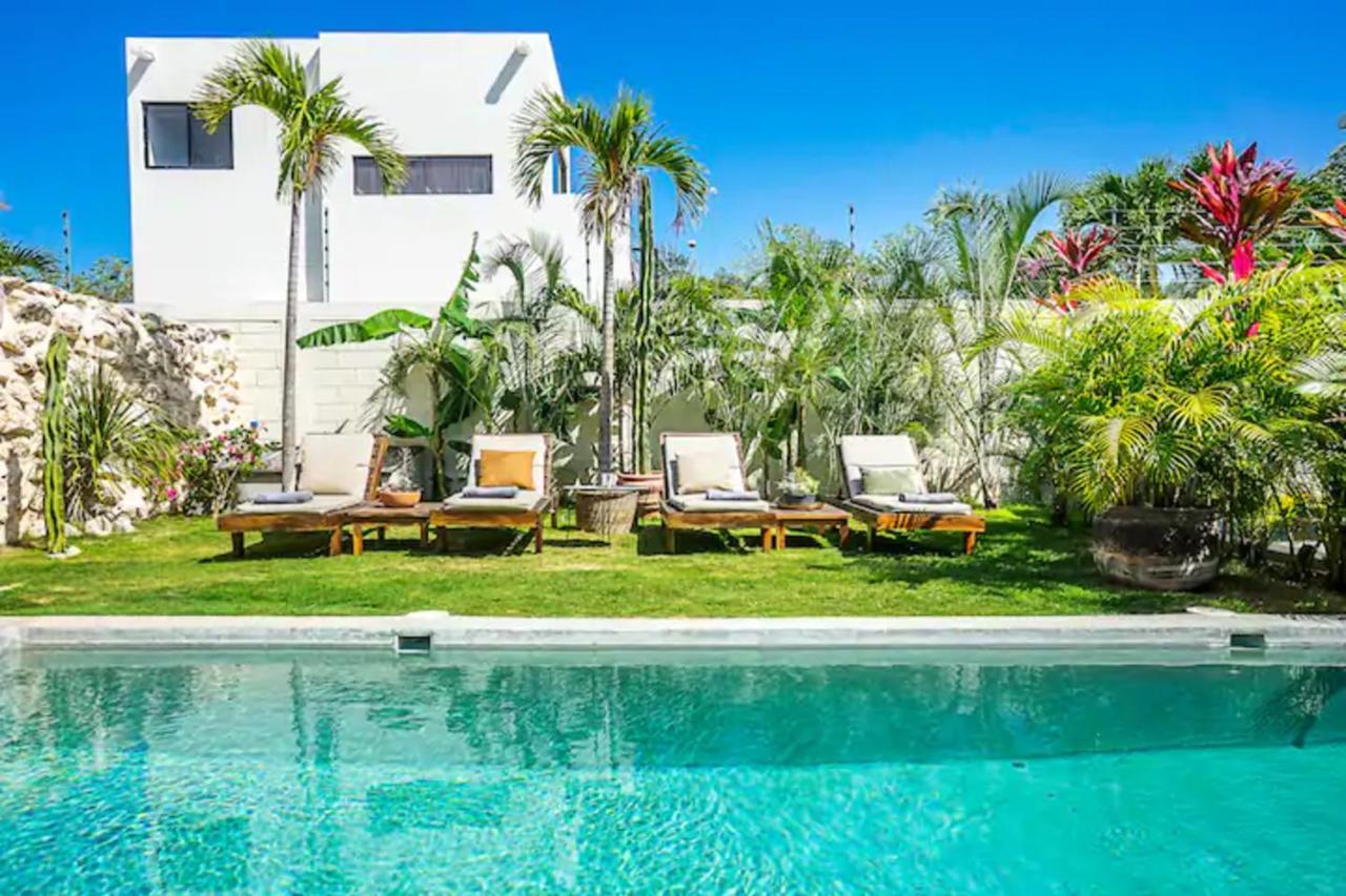 图卢姆Casa Lou, Large House And Pool, Beach Club Access别墅 外观 照片